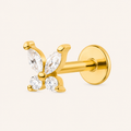 Piercing Labret Alba – Papillon en Titane