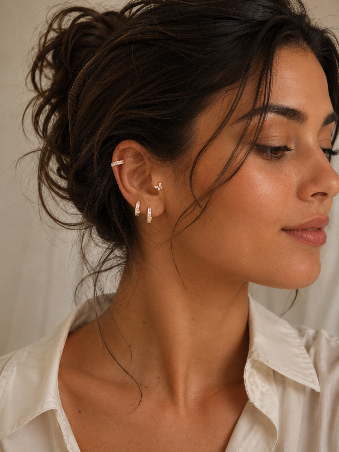 Piercing Labret Alba – Papillon en Titane