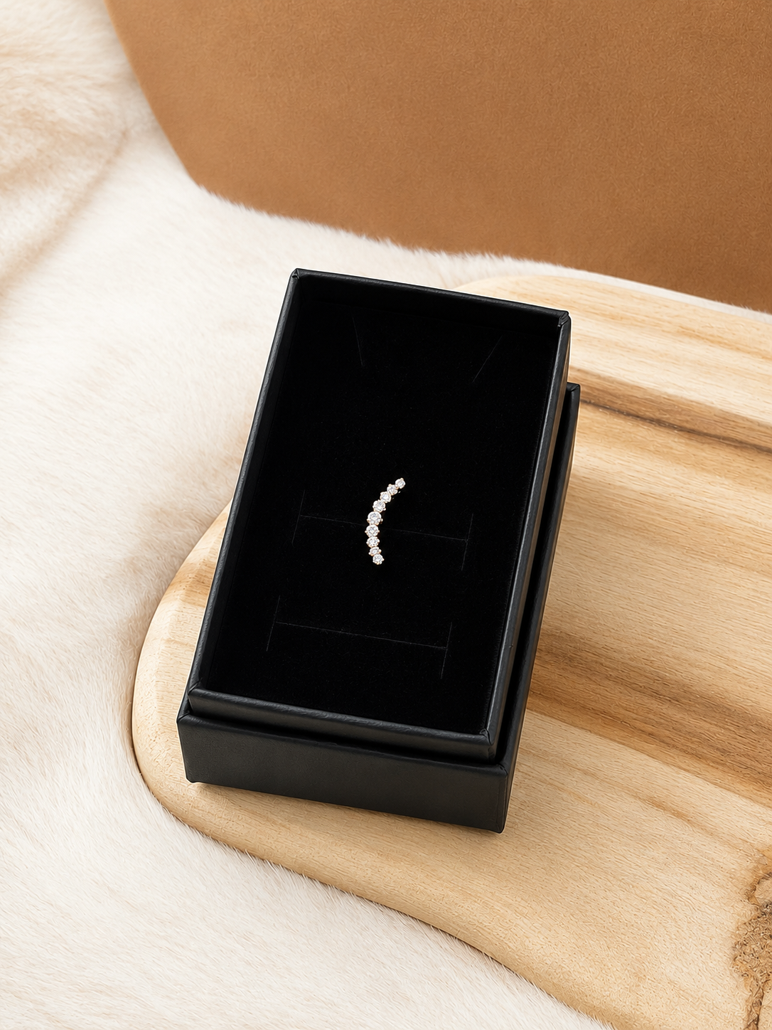 Piercing Élia – Titane & Zircons